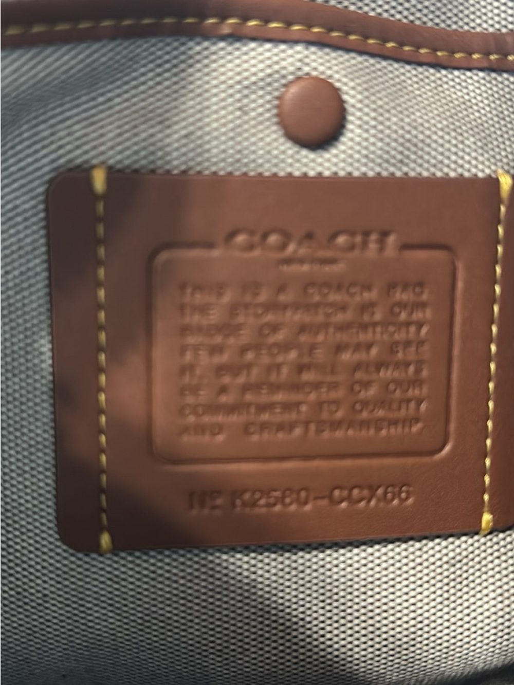 Coach Rouge 40 Suede & Soft Leather in Warm Brown Bag - Picture 9 of 15
